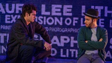 Andrew Garfield and Robin de Jesus. Pic: Macall Polay/Netflix